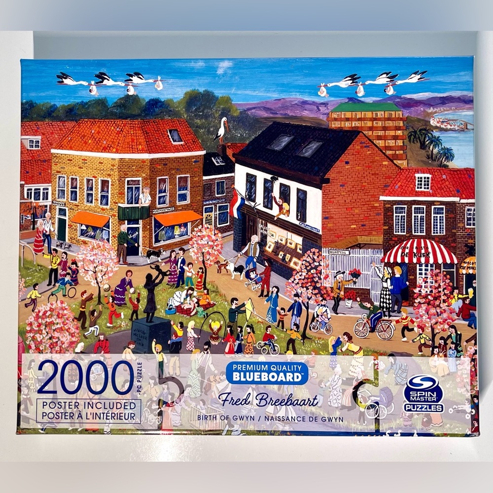 Spin Master - 2000pc Puzzle pieces - “Birth of Gwyn” Fred Breebaart
